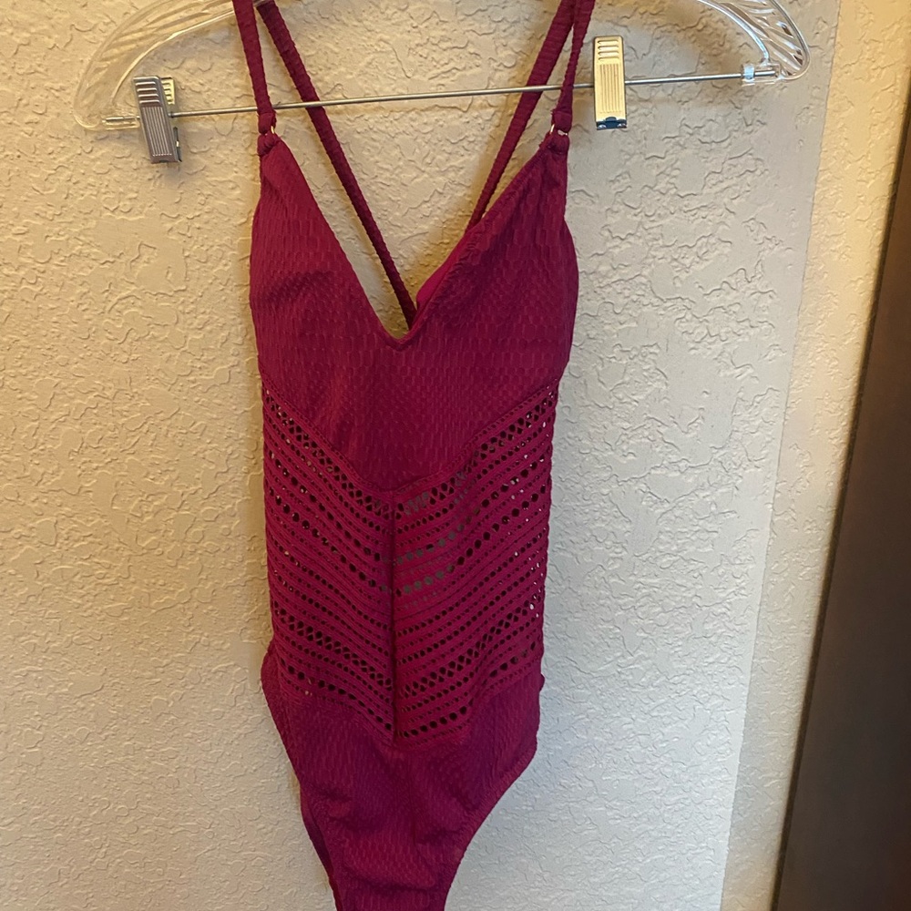 Robin Piccone Perla One-Piece Swimsuit in "Orchid"